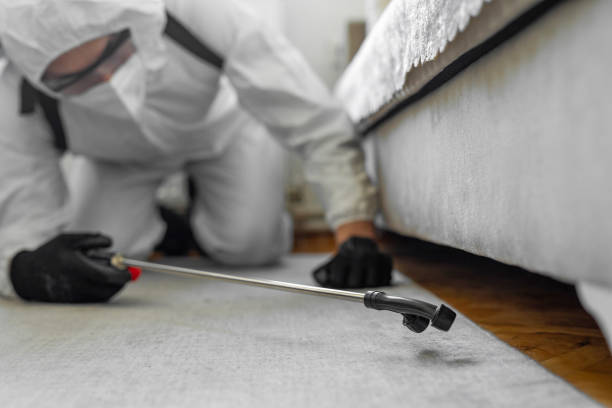Professional Pest Control technician working in Laurel Hill, NC